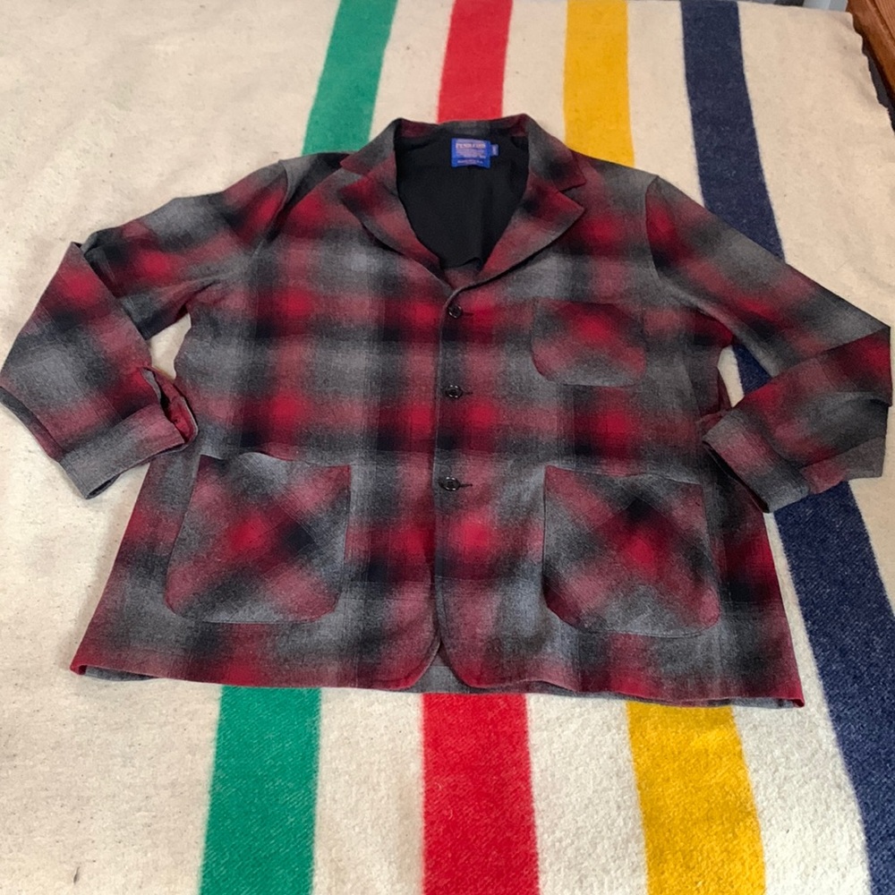 EUC Pendleton Shirt/Light weight Blazer. Mens XXL Long